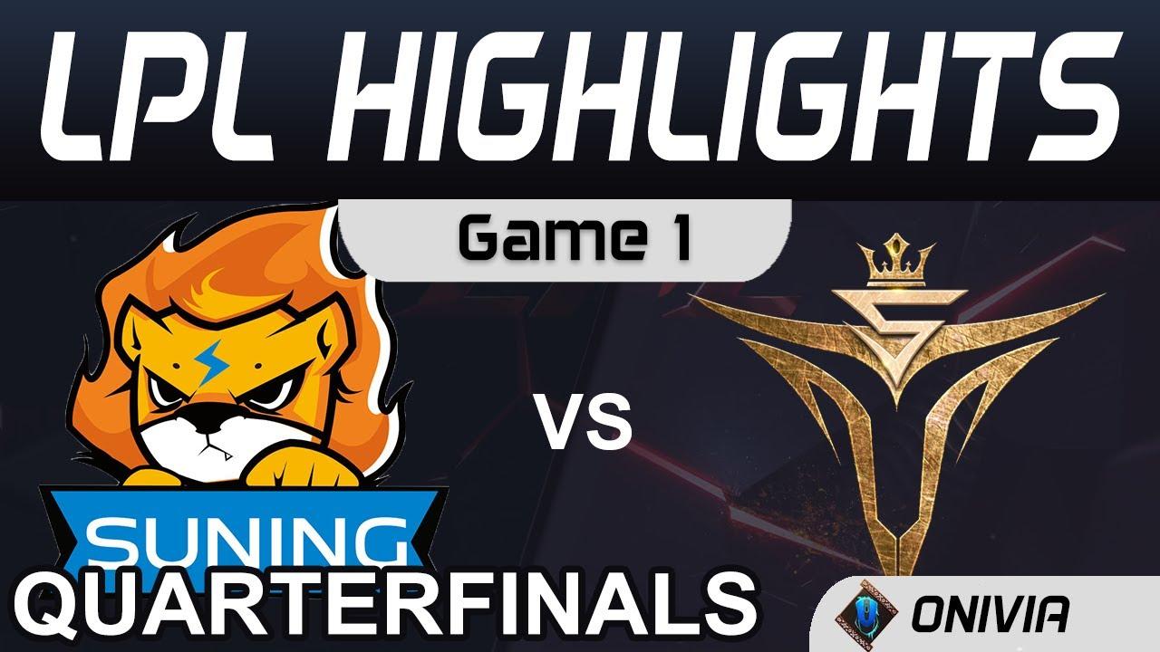 SN vs V5 Highlights Game 1 Quarterfinals LPL Summer Playoffs 2020 Suning vs Victory Five by Onivia thumbnail