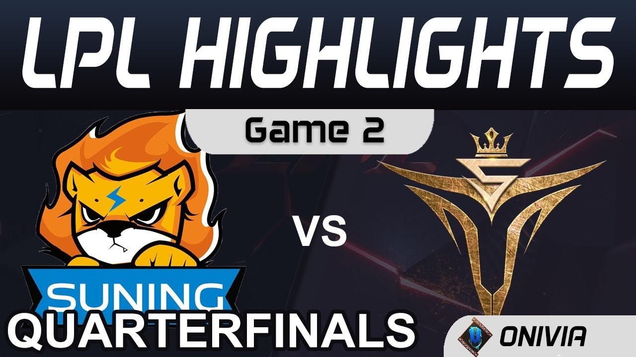 SN vs V5 Highlights Game 2 Quarterfinals LPL Summer Playoffs 2020 Suning vs Victory Five by Onivia thumbnail