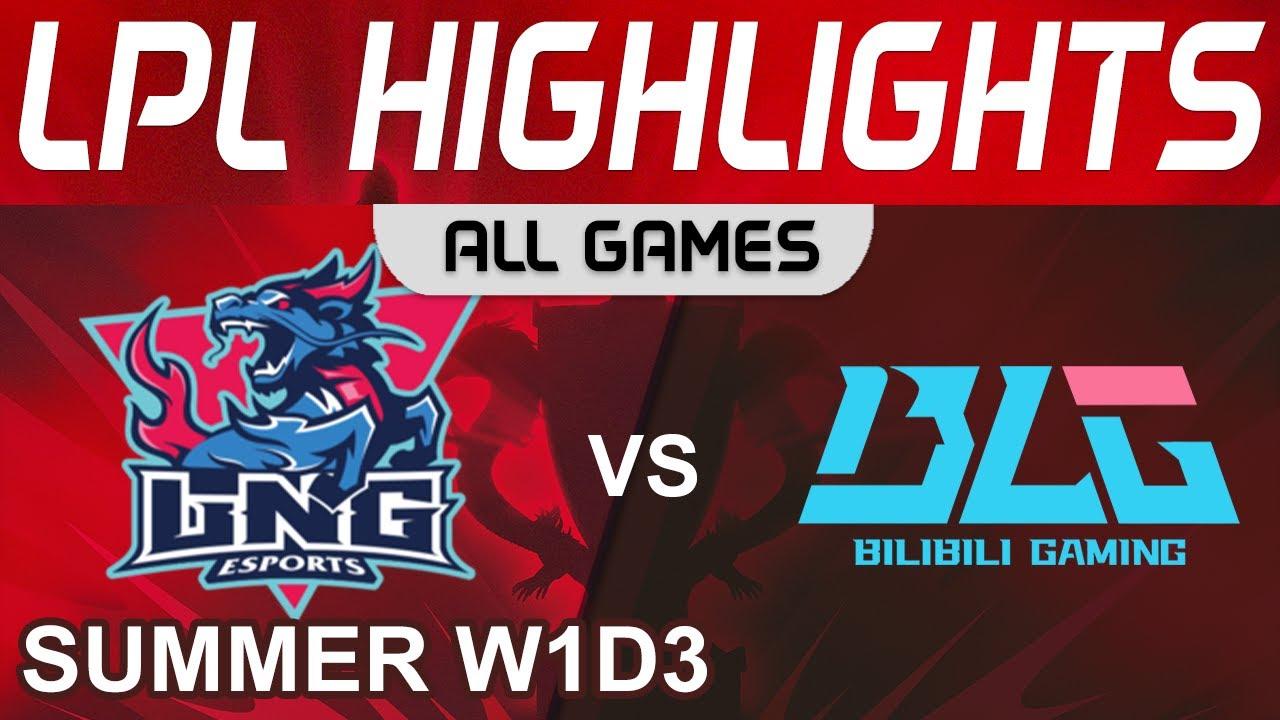 LNG vs BLG Highlights ALL GAMES LPL W1D3 Summer Season 2022 LNG Esports vs Bilibili Gaming by Onivia thumbnail