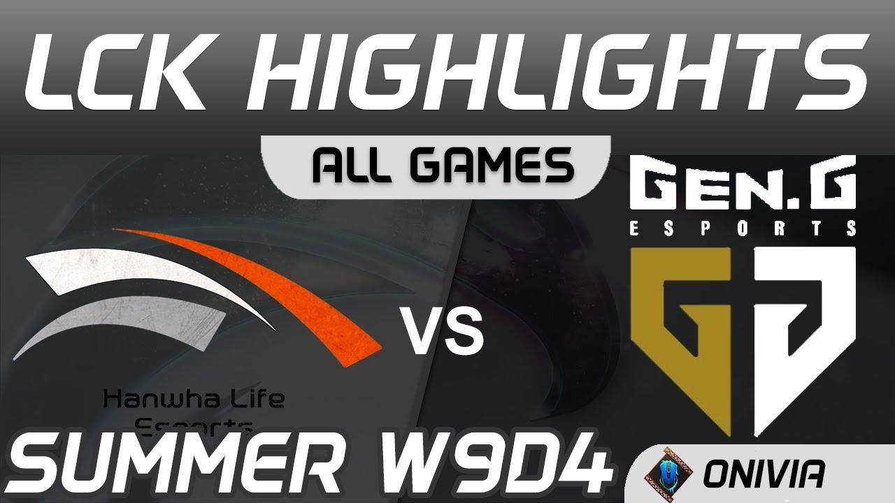 HLE vs GEN Highlights ALL GAMES LCK Summer Season 2020 W9D4 Hanwha Life Esports vs Gen G by Onivia thumbnail