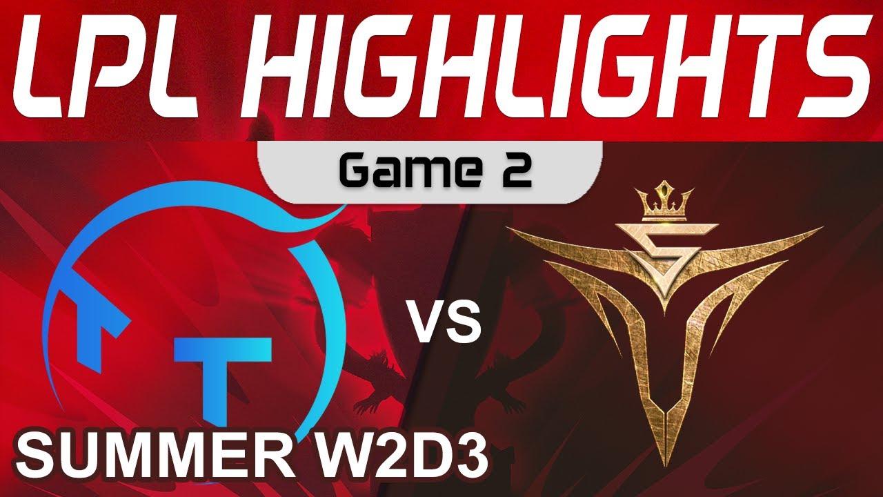 TT vs V5 Highlights Game 2 LPL Summer Season W2D3 2022 ThunderTalk Gaming vs Victory Five by Onivia thumbnail