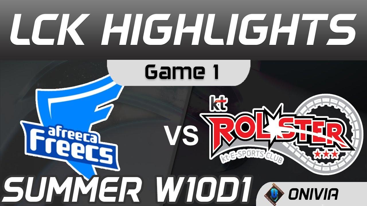 AF vs KT Highlights Game 1 LCK Summer Season 2020 W10D1 Afreeca Freecs vs KT Rolster by Onivia thumbnail