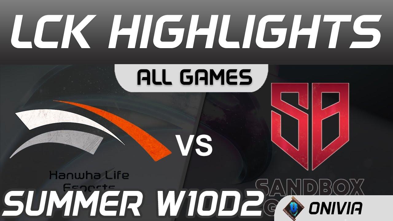 HLE vs SB Highlights ALL GAMES LCK Summer Season 2020 W10D2 Hanwha Life Esports vs SANDBOX Gaming by thumbnail