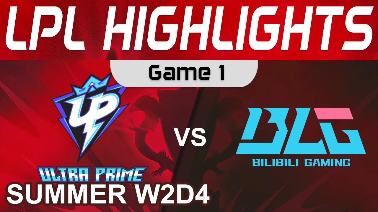 UP vs BLG Highlights Game 1 LPL Summer Season 2022 W2D4 Ultra Prime vs Bilibili Gaming by Onivia thumbnail