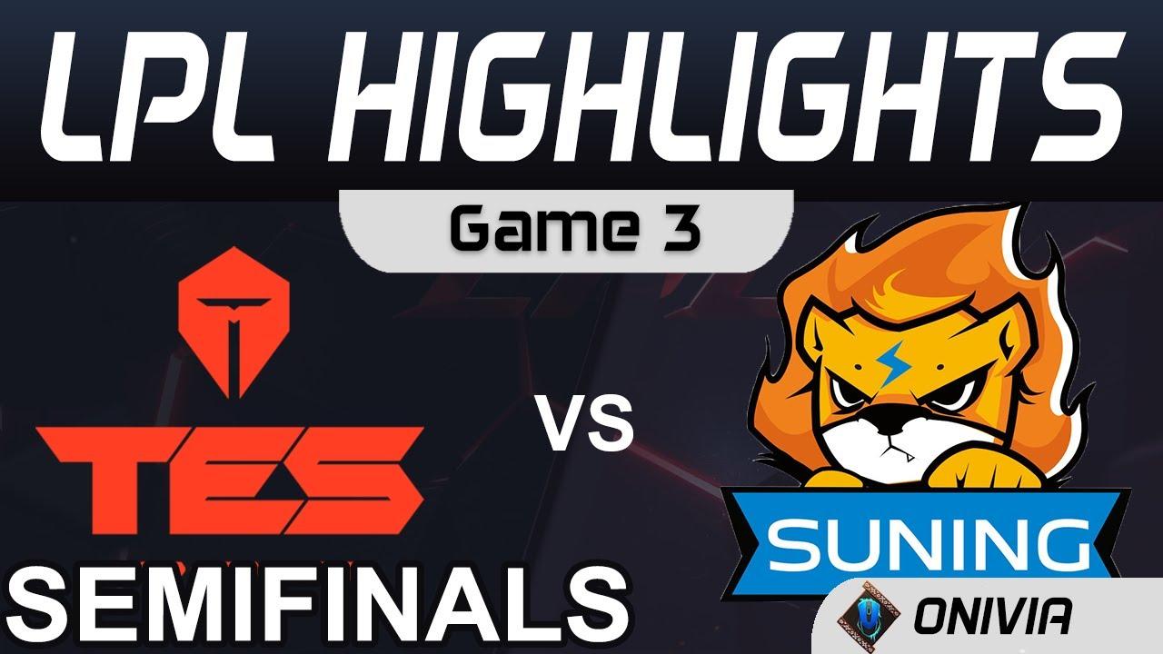 TES vs SN Highlights Game 3 Semifinals LPL Summer Playoffs 2020 Top Esports vs Suning by Onivia thumbnail