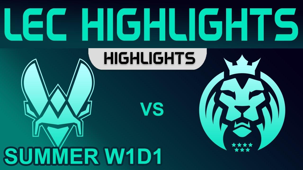 VIT vs MAD Highlights LEC Summer Season 2022 W1D1 Team Vitality vs MAD Lions by Onivia thumbnail