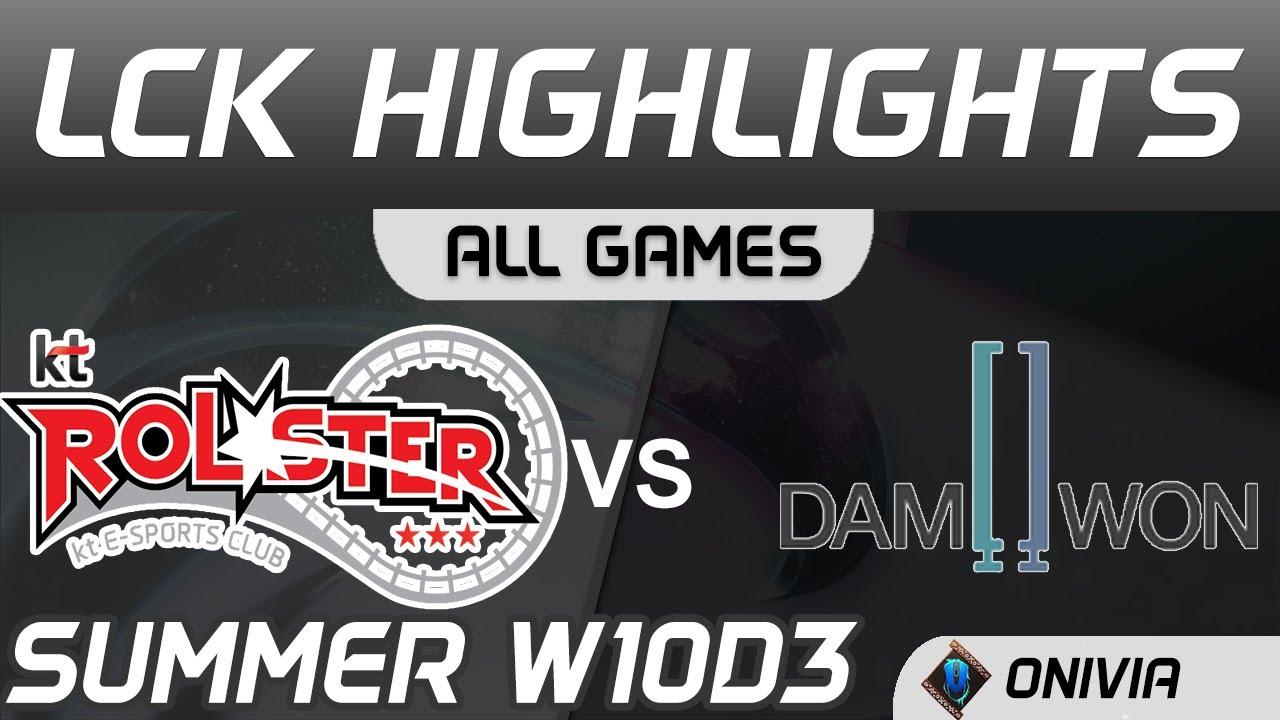 KT vs DWG Highlights ALL GAMES LCK Summer Season 2020 W10D3 KT Rolster vs DAMWON Gaming by Onivia thumbnail