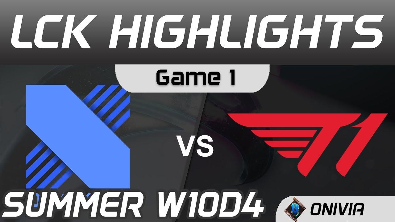 DRX vs T1 Highlights Game 1 LCK Summer Season 2020 W10D4 DragonX vs T1 by Onivia thumbnail