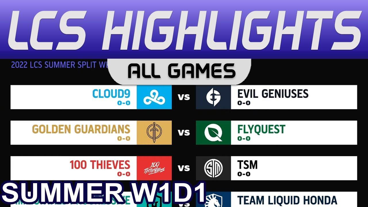 LCS Highlights Week1 Day1 LCS Summer 2022 All Games By Onivia thumbnail