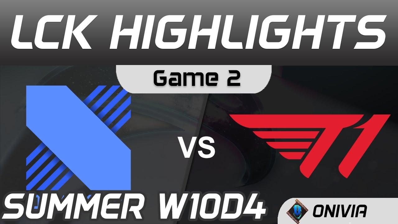 DRX vs T1 Highlights Game 2 LCK Summer Season 2020 W10D4 DragonX vs T1 by Onivia thumbnail