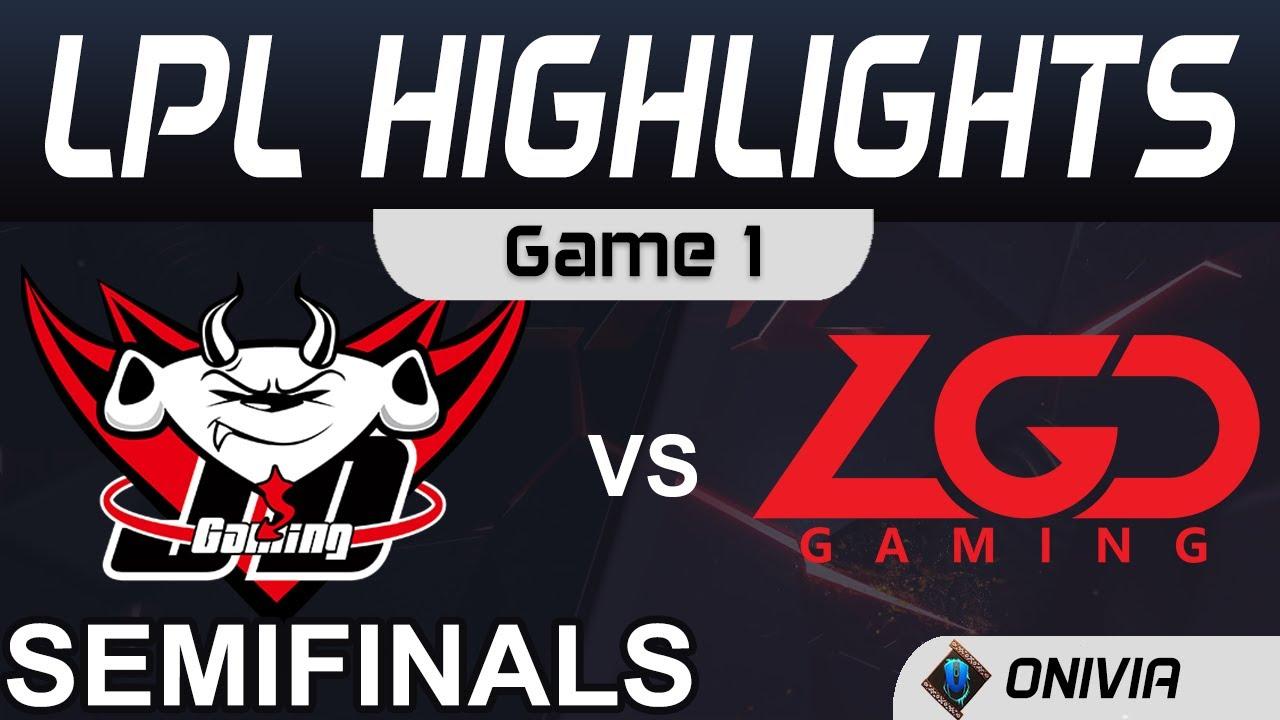 JDG vs LGD Highlights Game 1 Semifinals LPL Summer Playoffs 2020 JD Gaming vs LGD Gaming by Onivia thumbnail