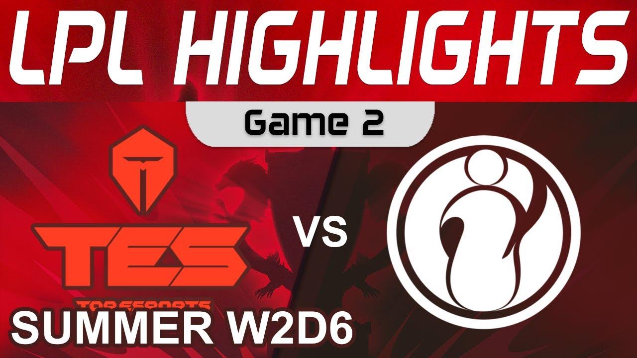 TES vs IG Highlights Game 2 LPL Summer Season 2022 W2D6 Top Esports vs Invictus Gaming by Onivia thumbnail