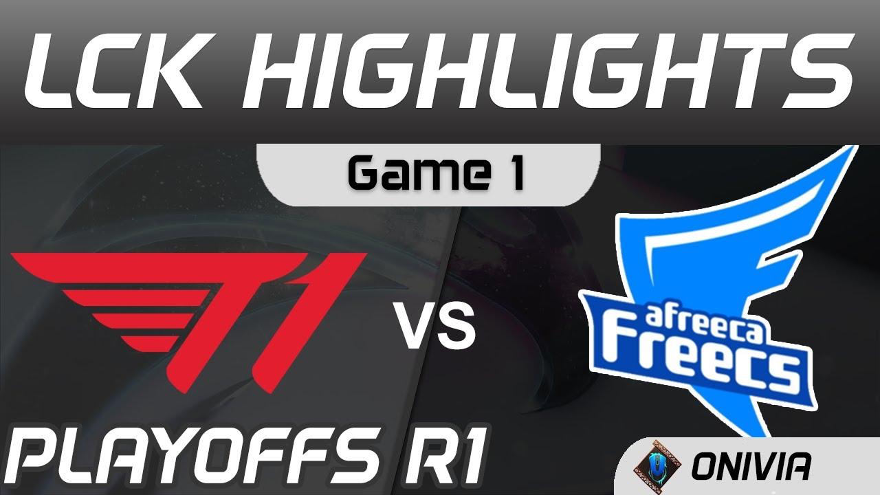 T1 vs AF Highlights Game 1 Round1 LCK Summer Playoffs 2020 T1 vs Afreeca Freecs by Onivia thumbnail