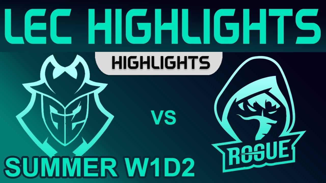 G2 vs RGE Highlights LEC Summer Season 2022 W1D2 G2 Esports vs Rogue by Onivia thumbnail