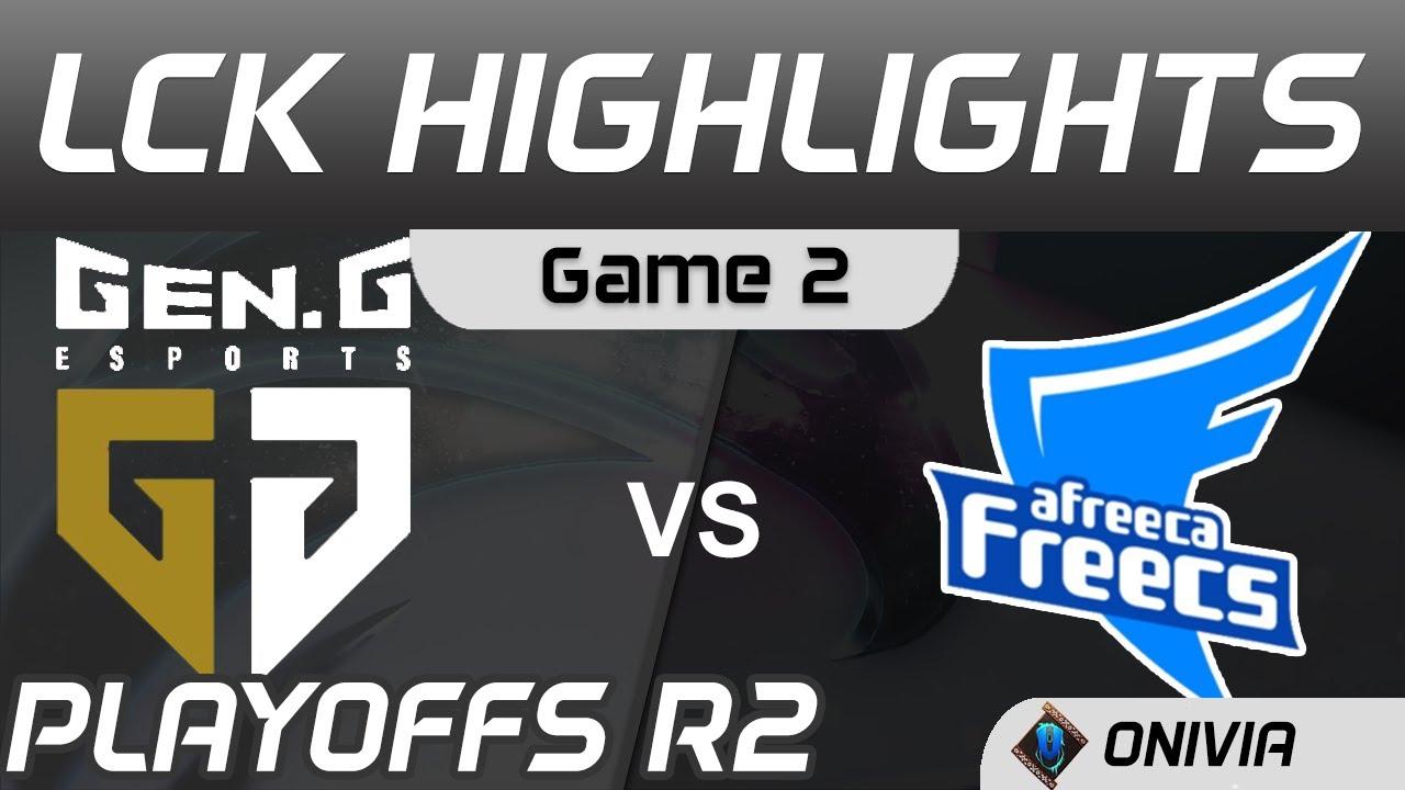 GEN vs AF Highlights Game 2 Round 2 LCK Summer Playoffs 2020 Gen G vs Afreeca Freecs by Onivia thumbnail