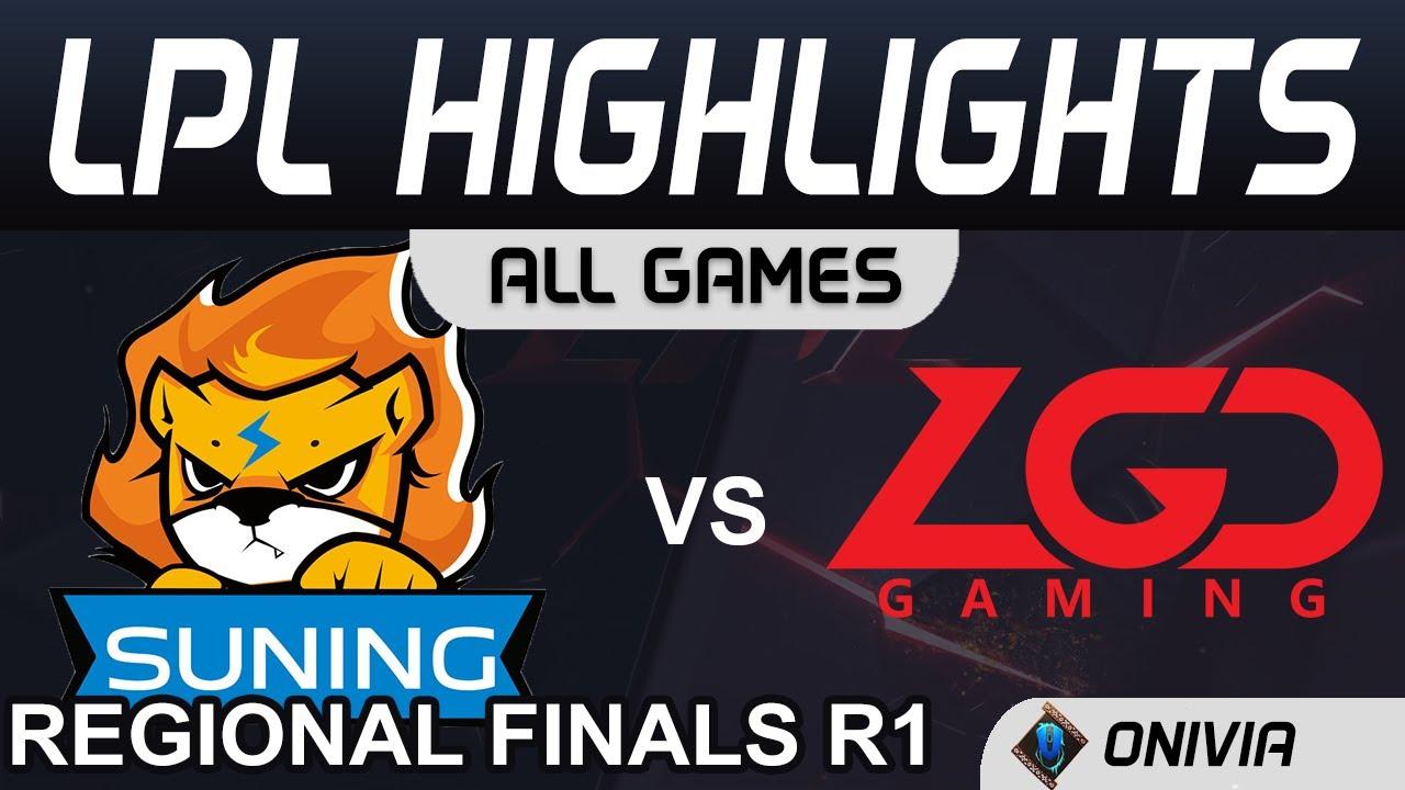 SN vs LGD Highlights ALL GAMES Round 1 LPL Regional Finals 2020 Suning vs LGD Gaming by Onivia thumbnail