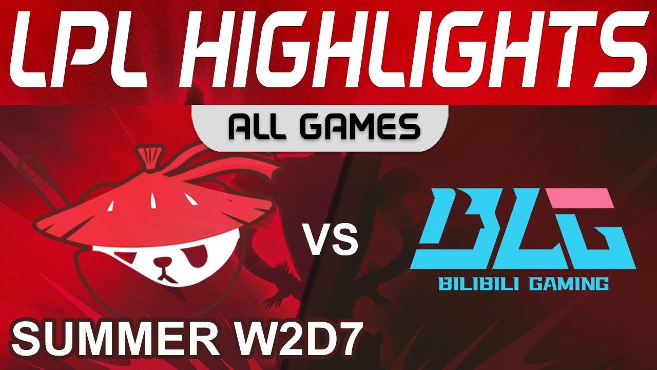 AL vs BLG Highlights ALL GAMES LPL Summer Season 2022 W2D7 Anyone's Legend vs Bilibili Gaming by Oni thumbnail