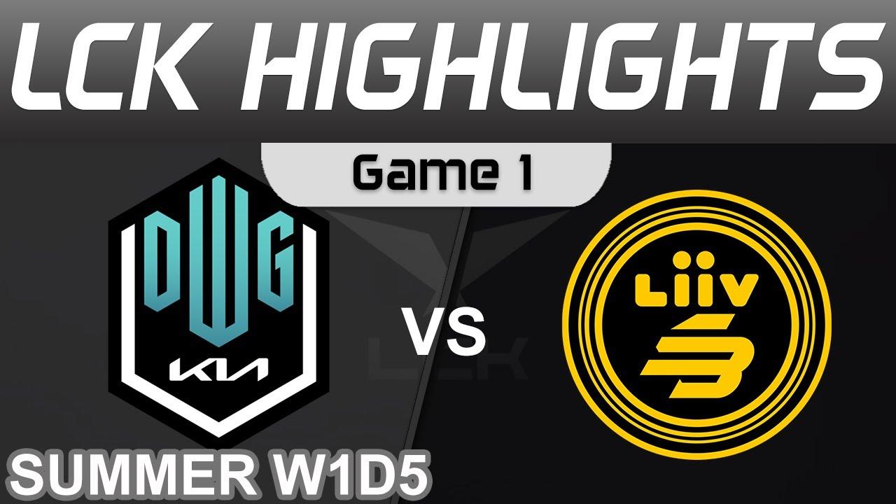 DK vs LSB Highlights Game 1 LCK Summer Season 2022 W1D5 DWG KIA vs Liiv SANDBOX by Onivia thumbnail