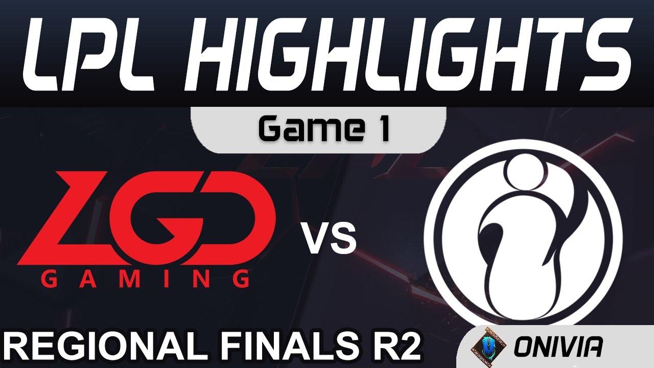 LGD vs IG Highlights Game 1 Round 2 LPL Regional Finals 2020 LGD Gaming vs Invictus Gaming by Onivia thumbnail