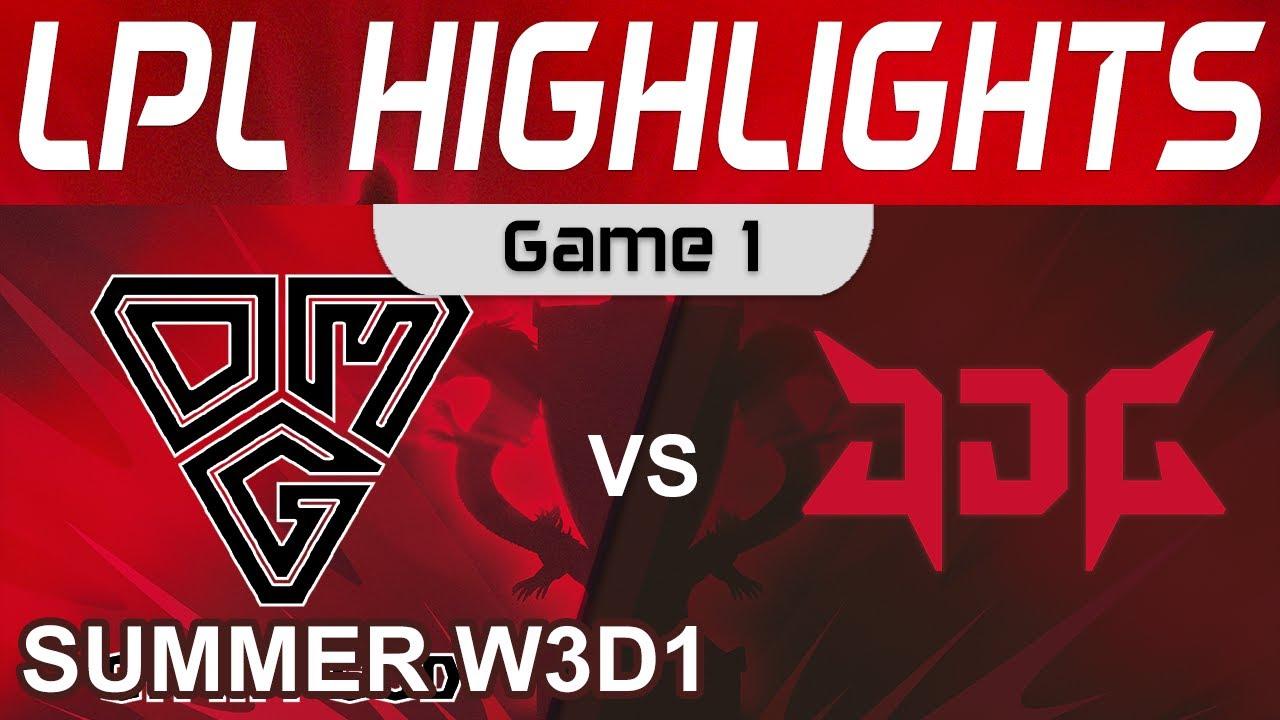 OMG vs JDG Highlights Game 1 LPL Summer Season 2022 W3D1 Oh My God vs JD Gaming by Onivia thumbnail