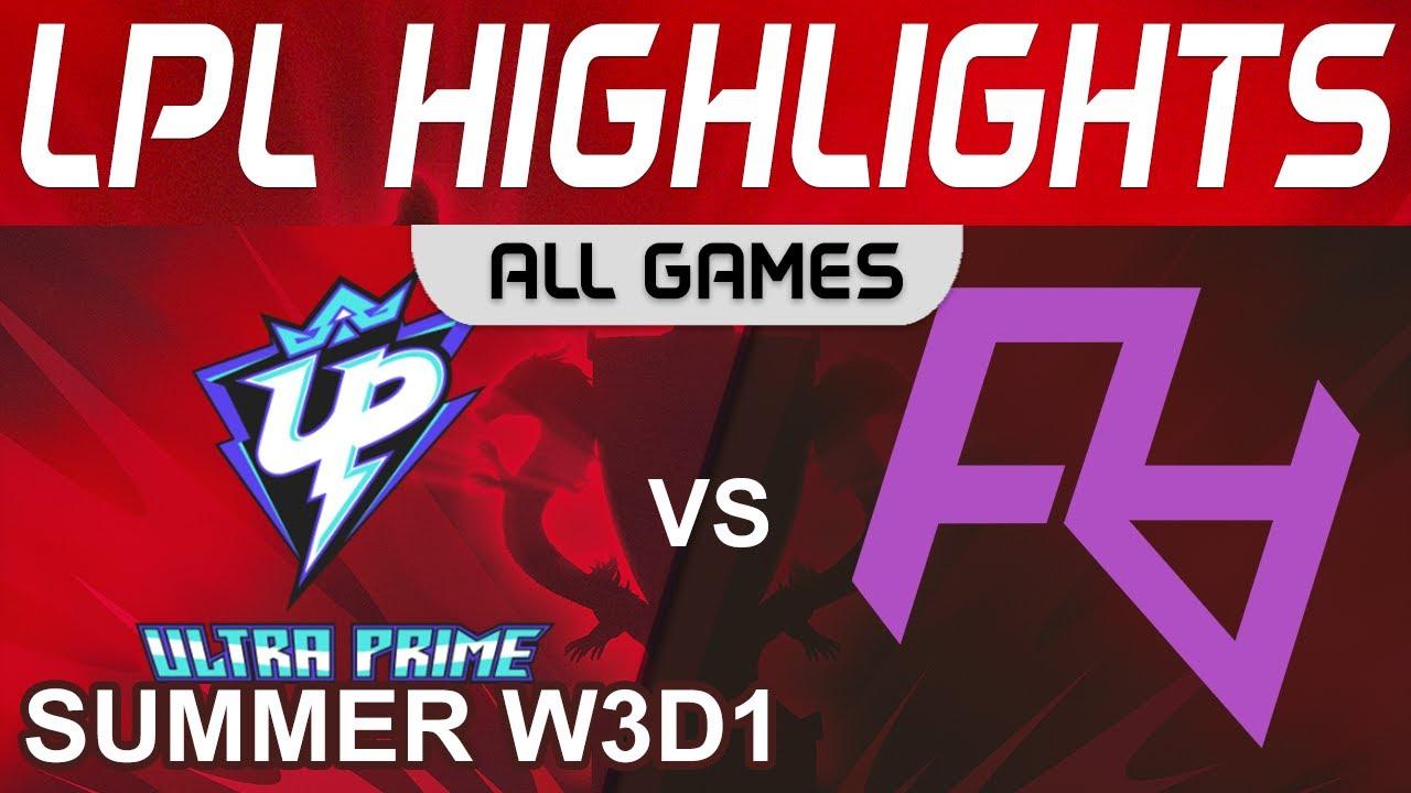 UP vs RA Highlights ALL GAMES LPL Summer Season 2022 W3D1 Ultra Prime vs Rare Atom by Onivia thumbnail