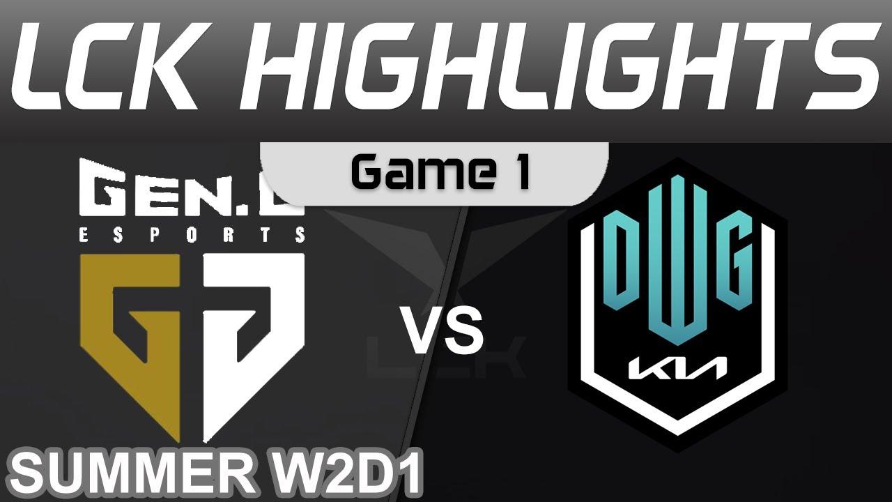 GEN vs DK Highlights Game 1 LCK Summer Season 2022 W2D1 Gen G vs DWG KIA by Onivia thumbnail