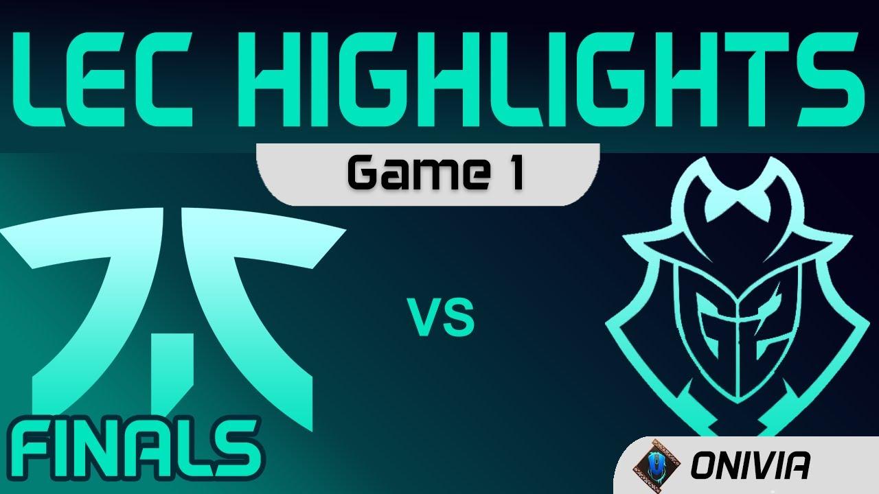 FNC vs G2 Highlights Game 1 Finals LEC Summer Playoffs 2020 Fnatic vs G2 Esports by Onivia thumbnail