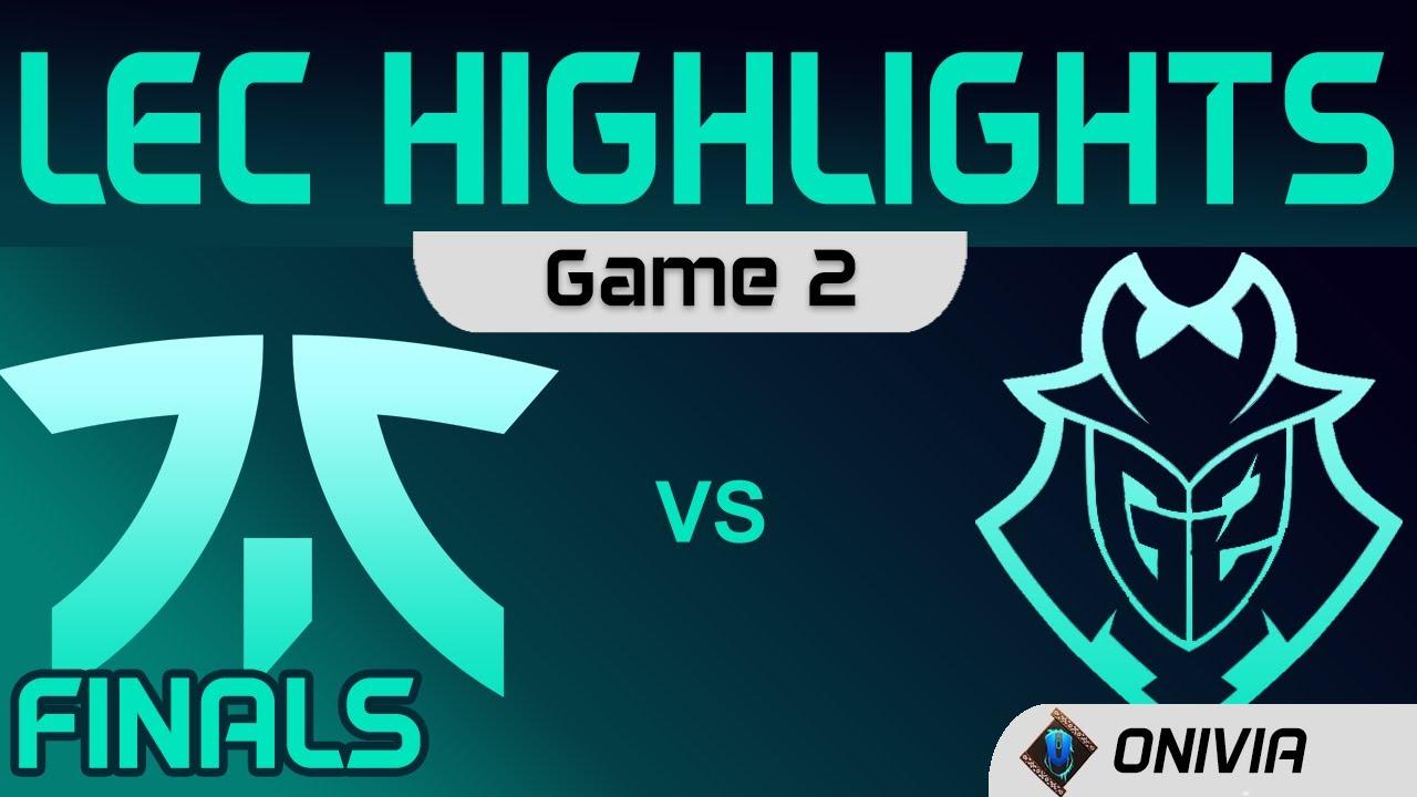 FNC vs G2 Highlights Game 2 Finals LEC Summer Playoffs 2020 Fnatic vs G2 Esports by Onivia thumbnail