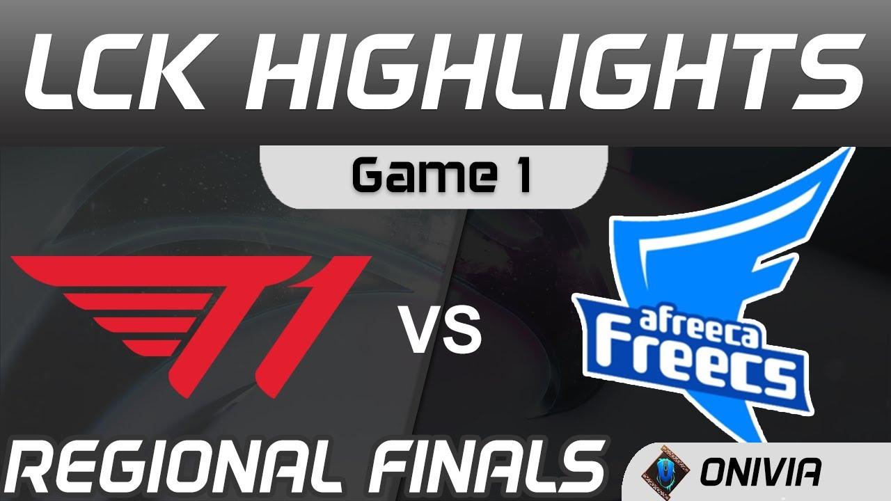 T1 vs AF Highlights Game 1 Round2 LCK Regional Finals 2020 T1 vs Afreeca Freecs by Onivia thumbnail