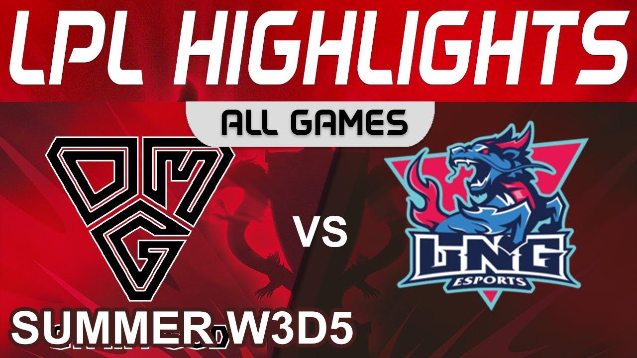 OMG vs LNG Highlights ALL GAMES LPL Summer Season 2022 W3D5 Oh My God vs LNG Esports by Onivia thumbnail