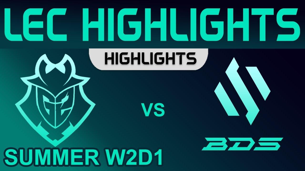 G2 vs BDS Highlights LEC Summer Season 2022 W2D1 G2 Esports vs Team BDS by Onivia thumbnail