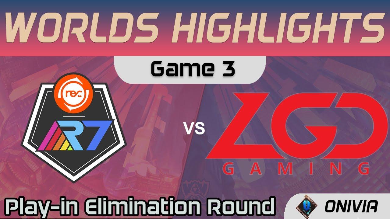 R7 vs LGD Highlights Game 3 Worlds 2020 Play in Elimination Round Rainbow7 vs LGD Gaming by Onivia thumbnail