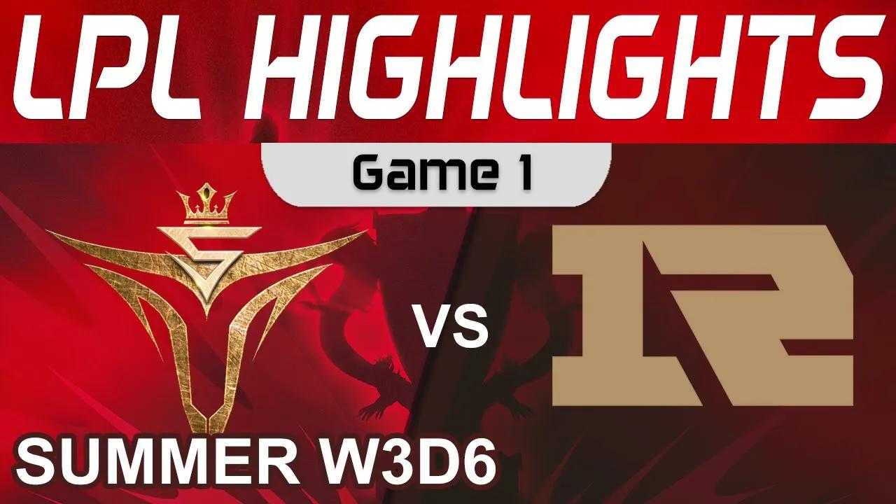 V5 vs RNG Highlights Game 1 LPL Summer Season 2022 W3D6 Victory Five vs Royal Never Give Up by Onivi thumbnail