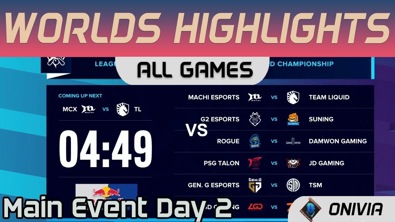 Main Event Day 2 All Games Highlights Worlds 2020 By Onivia thumbnail