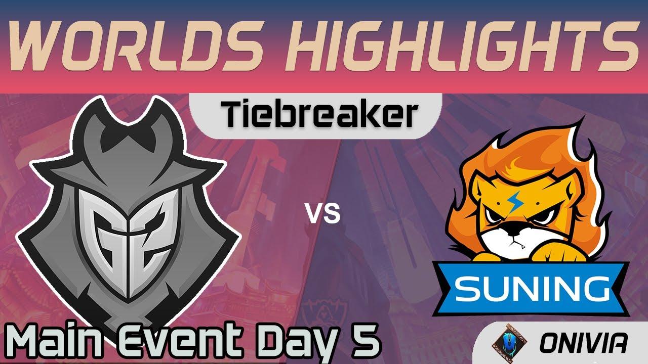 G2 vs SN Tiebreaker Highlights Day 5 Worlds 2020 Main Event G2 Esports vs Suning by Onivia thumbnail