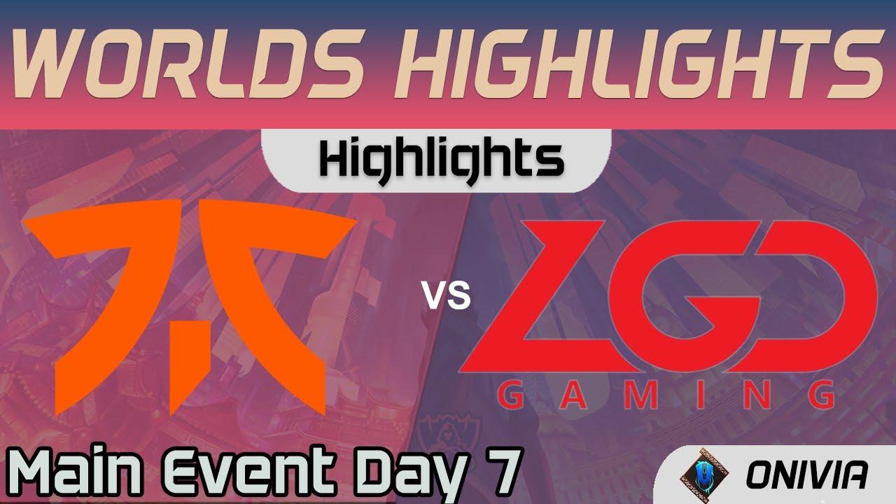 FNC vs LGD Highlights Day 7 Worlds 2020 Main Event Fnatic vs LGD Gaming by Onivia thumbnail