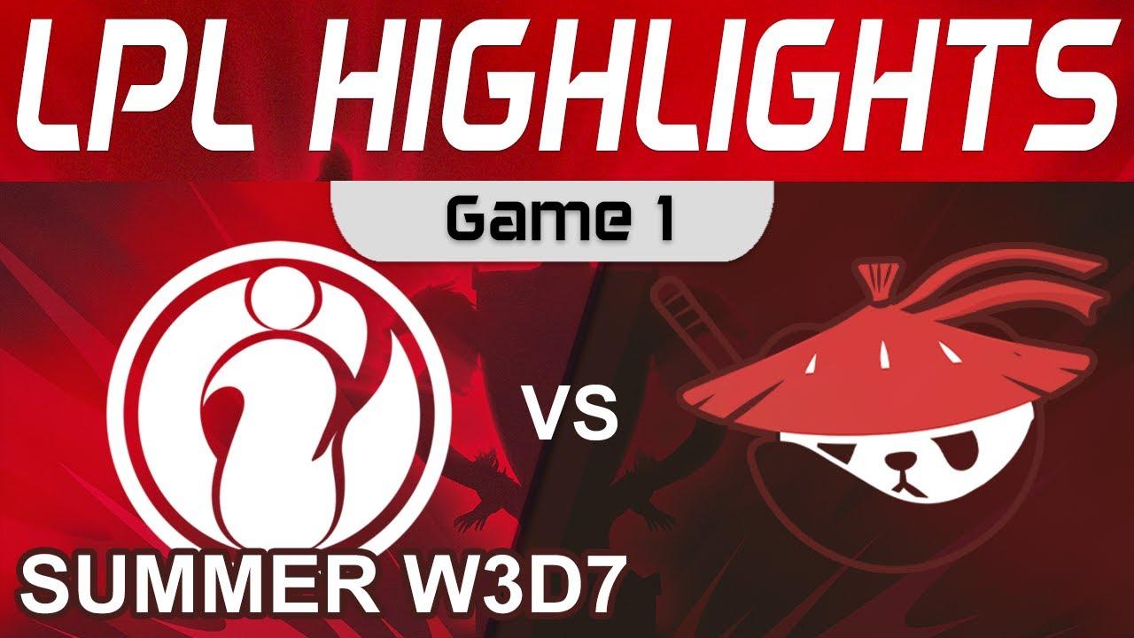 IG vs AL Highlights Game 1 LPL Summer Season 2022 W3D7 Invictus Gaming vs Anyone's Legend by Onivia thumbnail