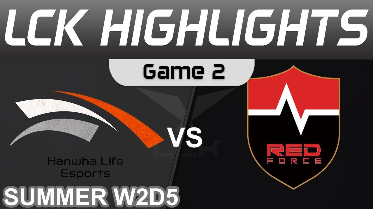 HLE vs NS Highlights Game 2 LCK Summer Season 2022 W2D5 Hanwha Life Esports vs Nongshim RedForce by thumbnail