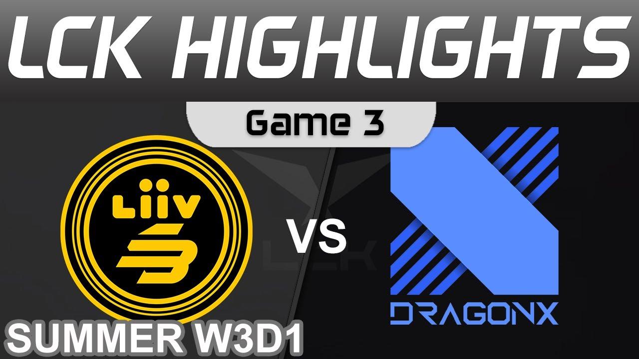 LSB vs DRX Highlights Game 3 LCK Summer Season 2022 W3D1 Liiv SANDBOX vs DragonX by Onivia thumbnail