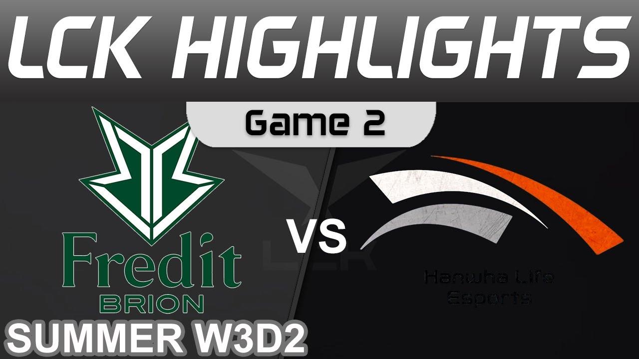 BRO vs HLE Highlights Game 2 LCK Summer Season 2022 W3D2 Fredit BRION vs Hanwha Life Esports by Oniv thumbnail