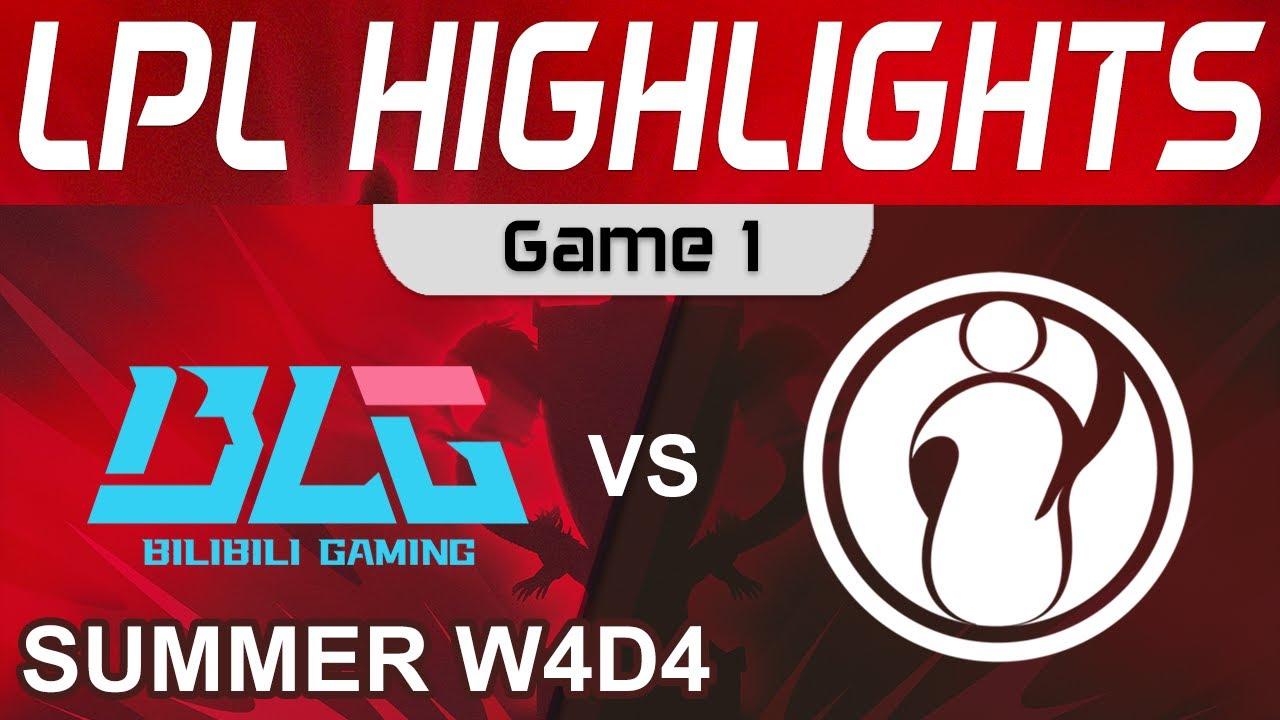 BLG vs IG Highlights Game 1 LPL Summer Season 2022 W4D4 Bilibili Gaming vs Invictus Gaming by Onivia thumbnail