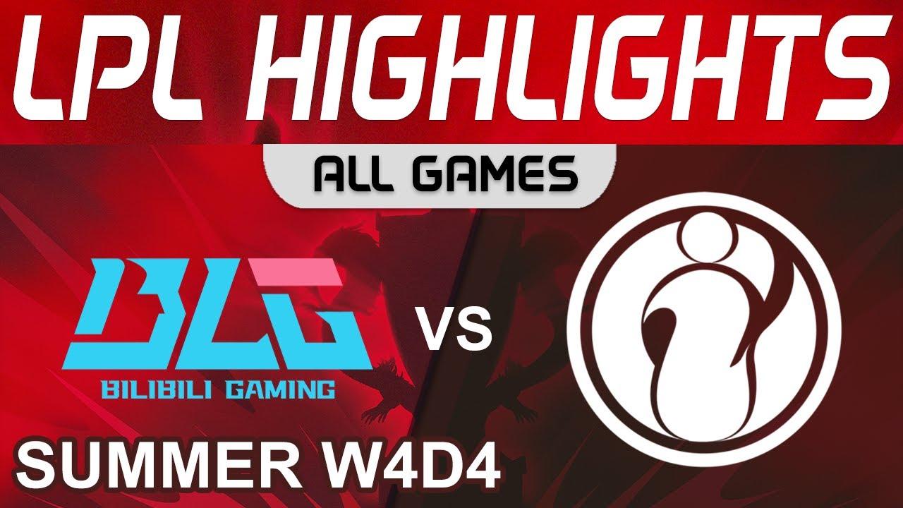 BLG vs IG Highlights ALL GAMES LPL Summer Season 2022 W4D4 Bilibili Gaming vs Invictus Gaming by Oni thumbnail