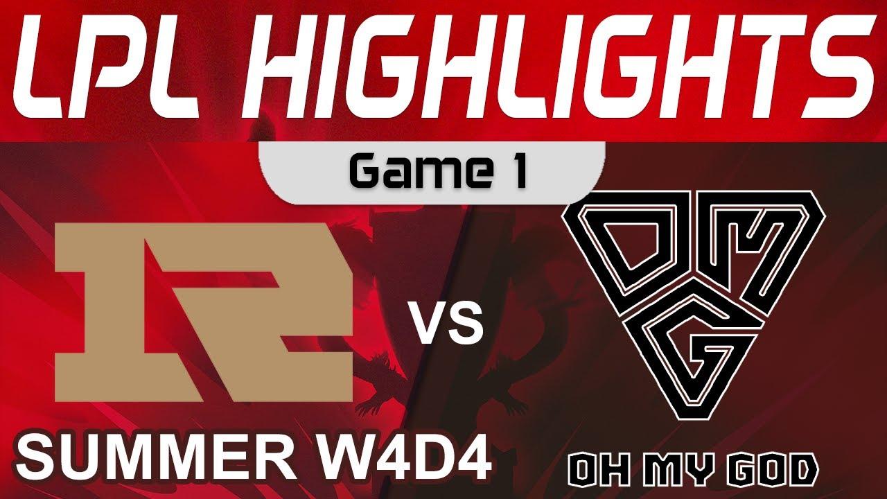 RNG vs OMG Highlights Game 1 LPL Summer Season 2022 W4D4 Royal Never Give Up vs Oh My God by Onivia thumbnail