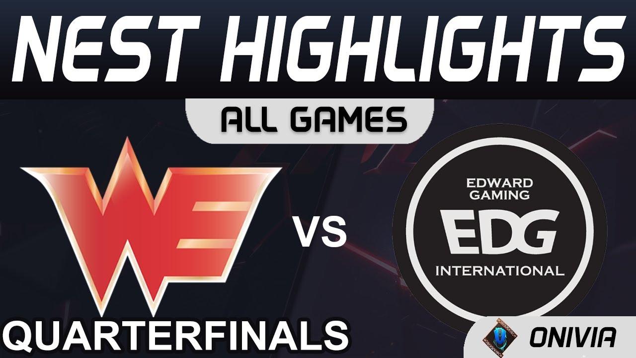 WE vs EDG Highlights ALL GAMES Quarterfinals NEST 2020 Playoffs Team WE vs Edward Gaming by Onivia thumbnail