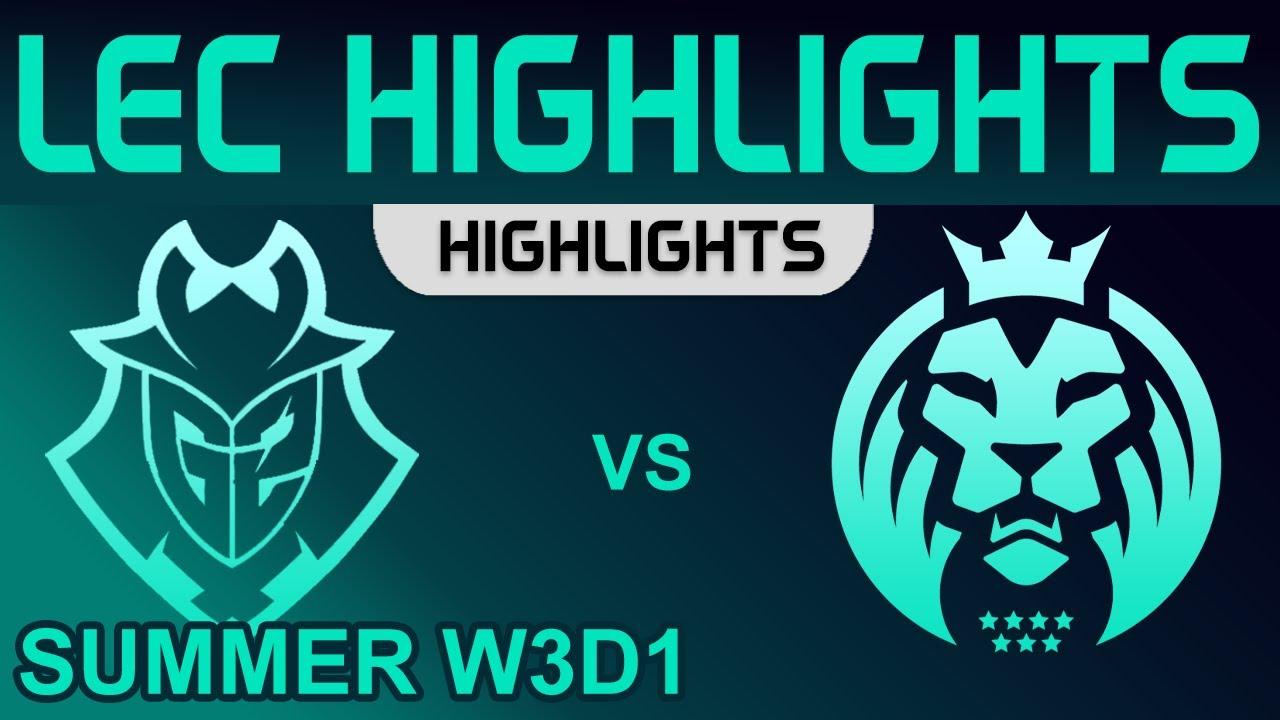 G2 vs MAD Highlights LEC Summer Season 2022 W3D1 G2 Esports vs MAD Lions by Onivia thumbnail