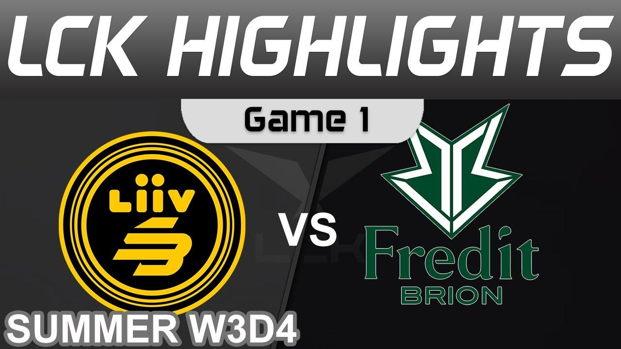 LSB vs BRO Highlights Game 1 LCK Summer Season 2022 W3D4 Liiv SANDBOX vs Fredit BRION by Onivia thumbnail