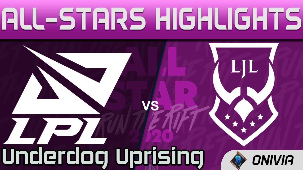 LPL vs LJL Highlights Underdog Uprising LoL All Stars 2020 by Onivia thumbnail