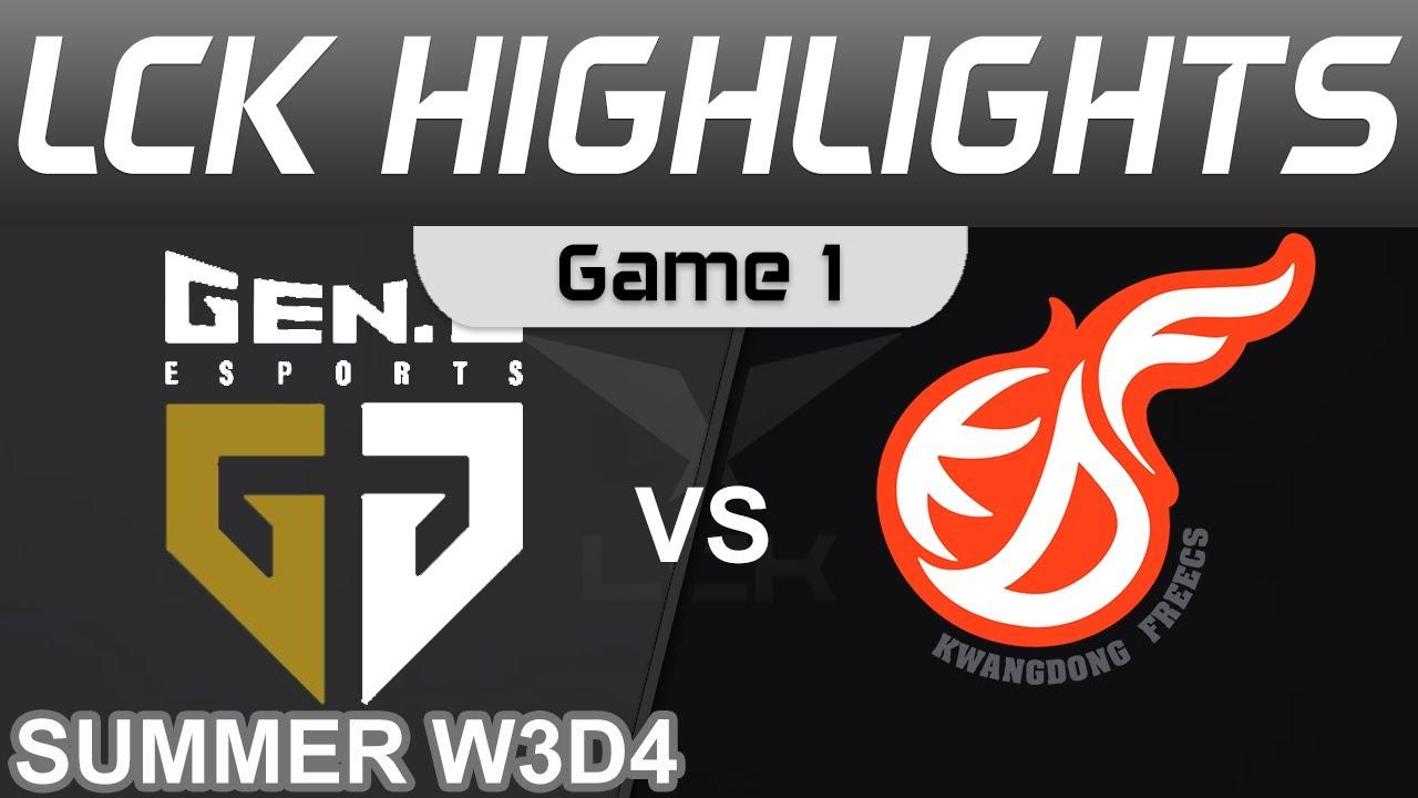 GEN vs KDF Highlights Game 1 LCK Summer Season 2022 W3D4 Gen G vs Kwangdong Freecs by Onivia thumbnail