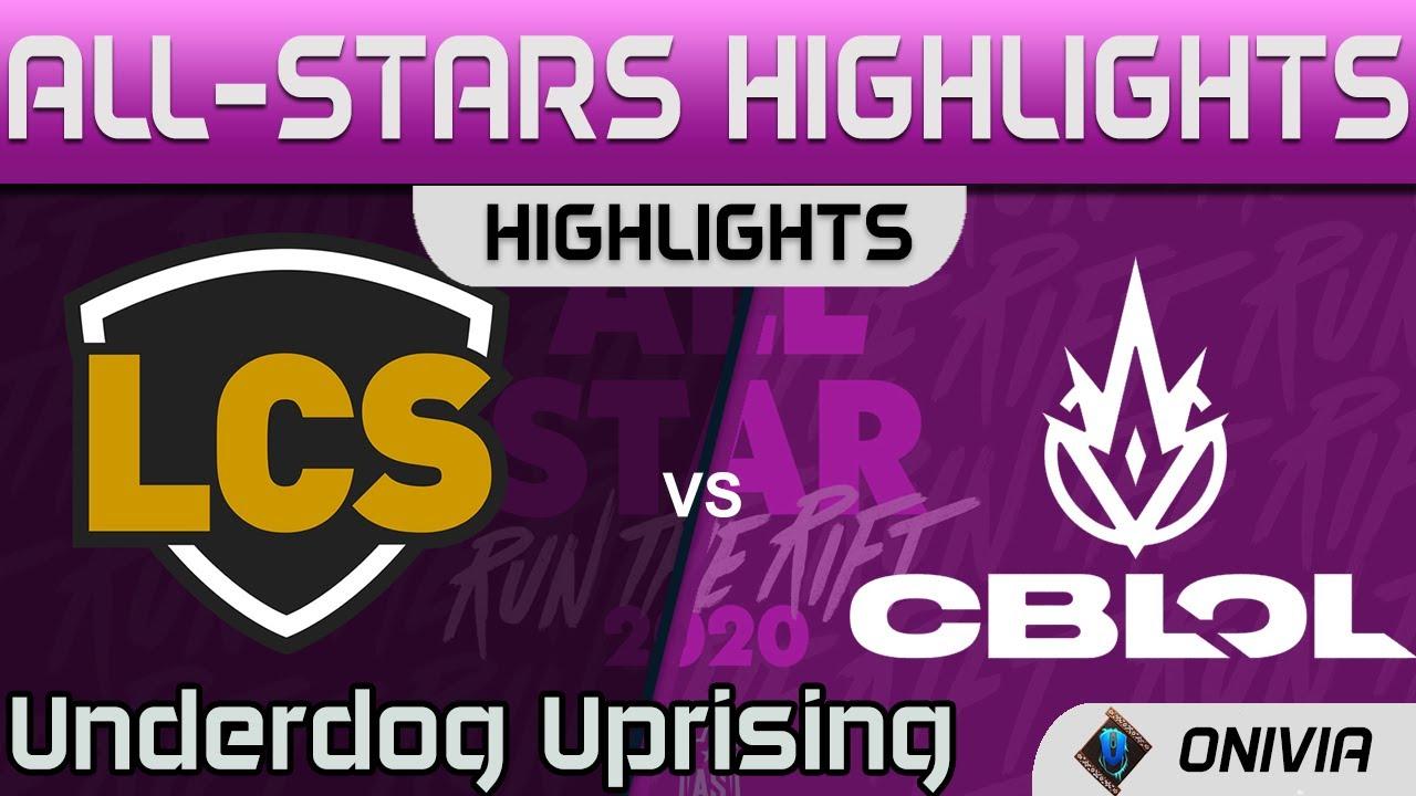 LCS vs CBLOL Highlights Underdog Uprising LoL All Stars 2020 by Onivia thumbnail