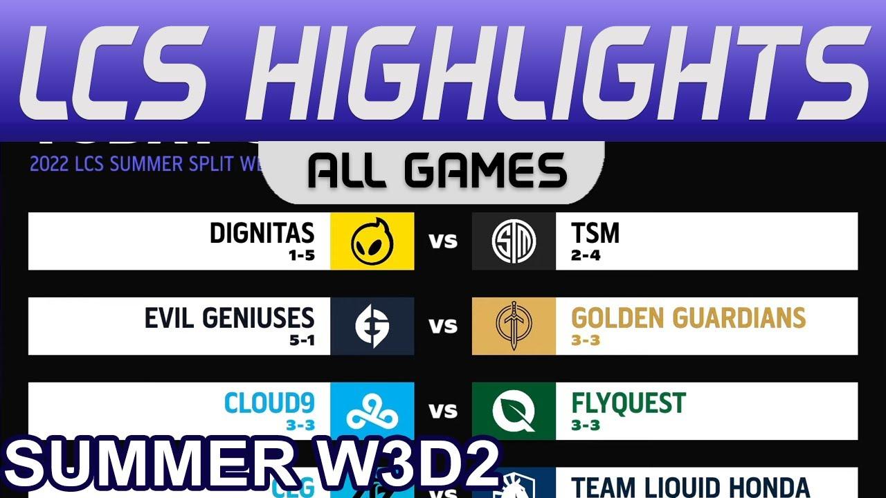 LCS Highlights Week3 Day2 LCS Summer 2022 All Games By Onivia thumbnail